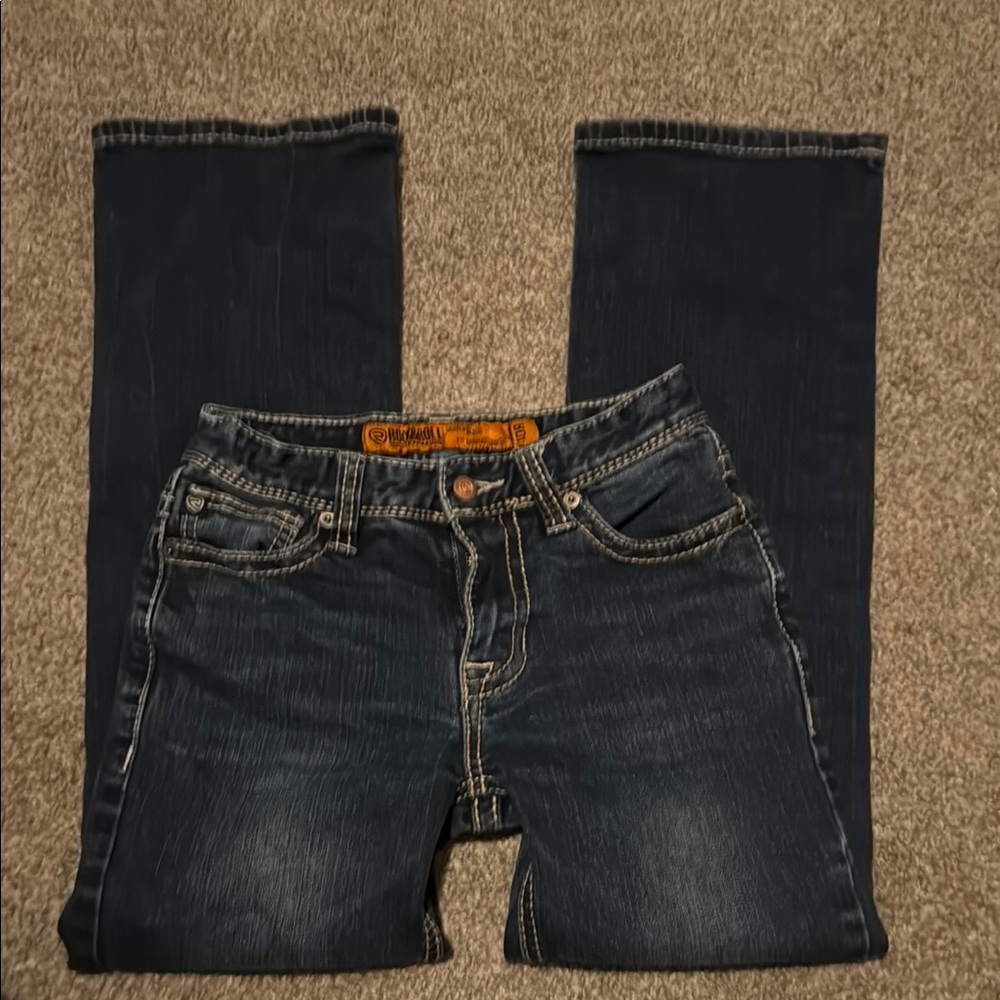 Dark Blue Denim Jeans